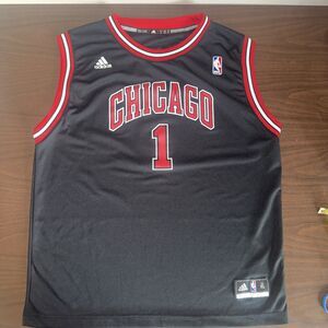 Derrick Rose Chicago Bulls Adidas Jersey Size Youth XL  #1 NBA